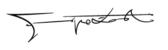 Firma di Giuseppe Locati
